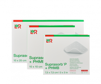 Suprasorb P+ PHMB - antimikrobieller PU-Schaumverband